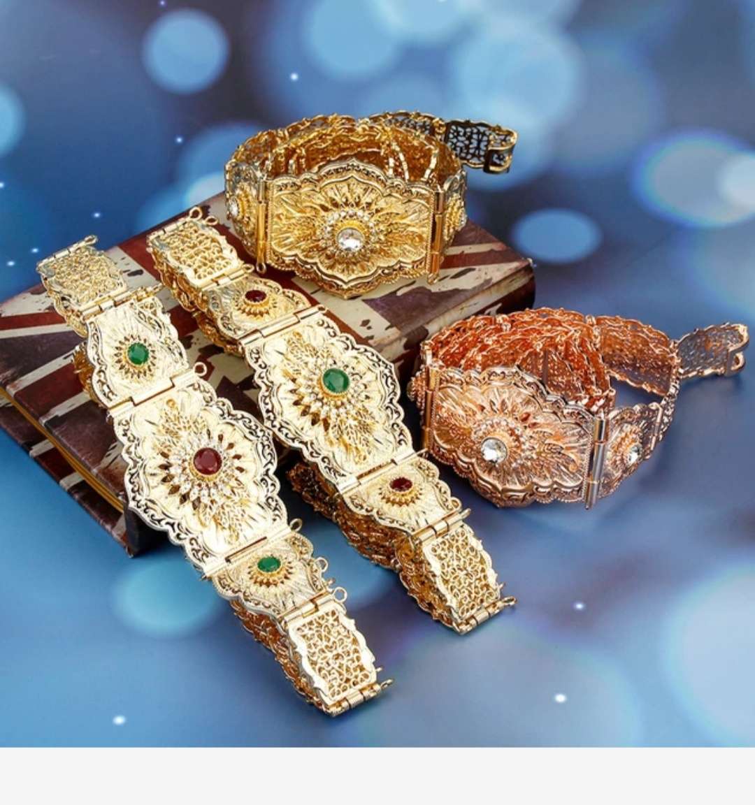 金色腰带婚礼珠宝礼物