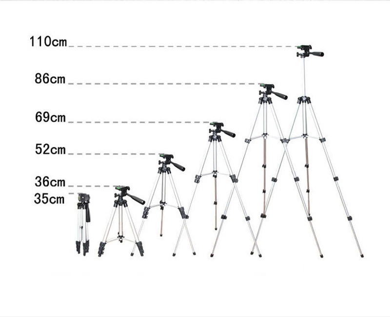 3110 three-legged mobile phone stand, multi-functional aluminum alloy stand Item Picture
