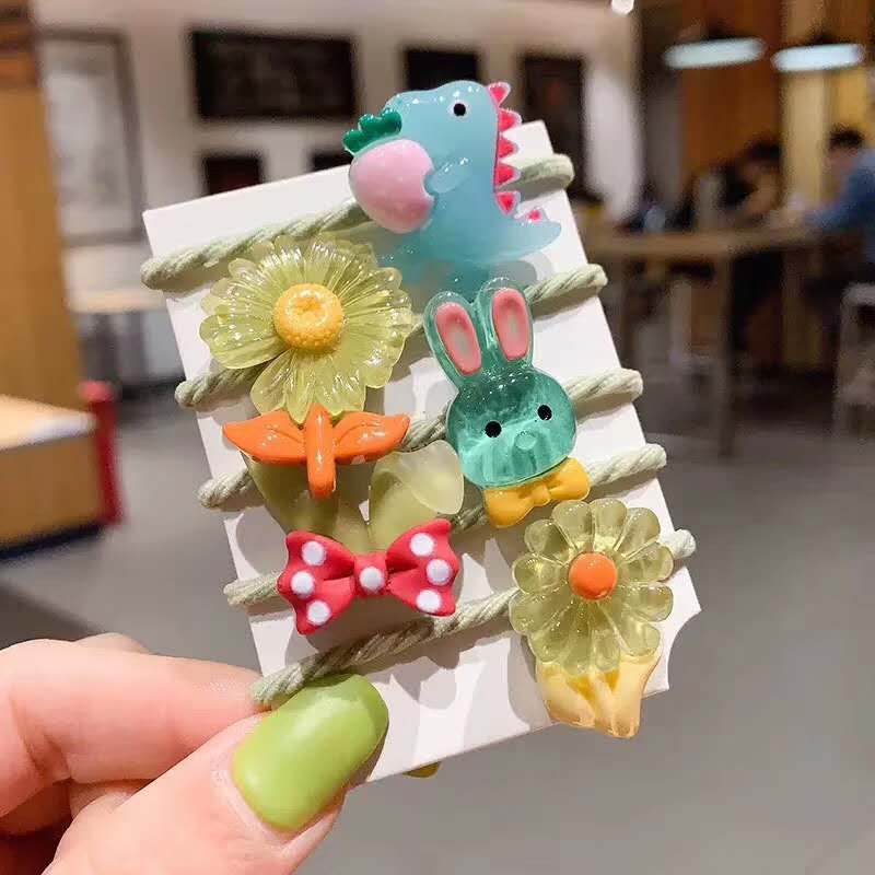 Children's hair ties, girls' hair lanyards, Korean baby hair accessories, hair bands, hair ties, rubber bands, little girls' headwear Specification image