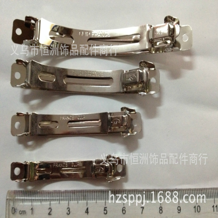 Manufacturers direct 6/7/8/10cm two Korean spring clip handcrafted DIY headgear accessories thumbnail