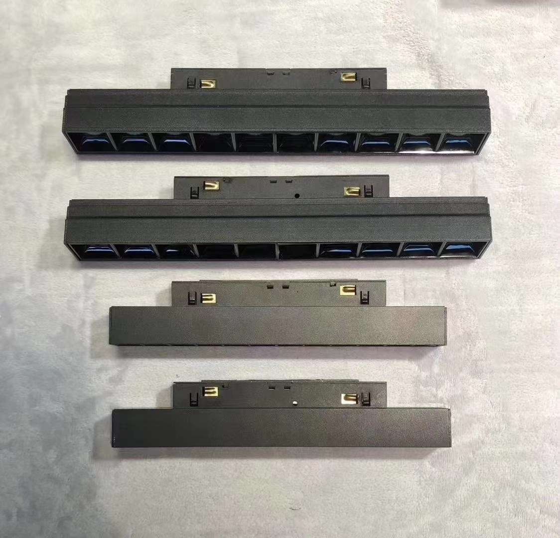 Borderless embedded creative magnetic track light, no main light, diffused light line spotlight, commercial lighting, hotel and villa undefined
