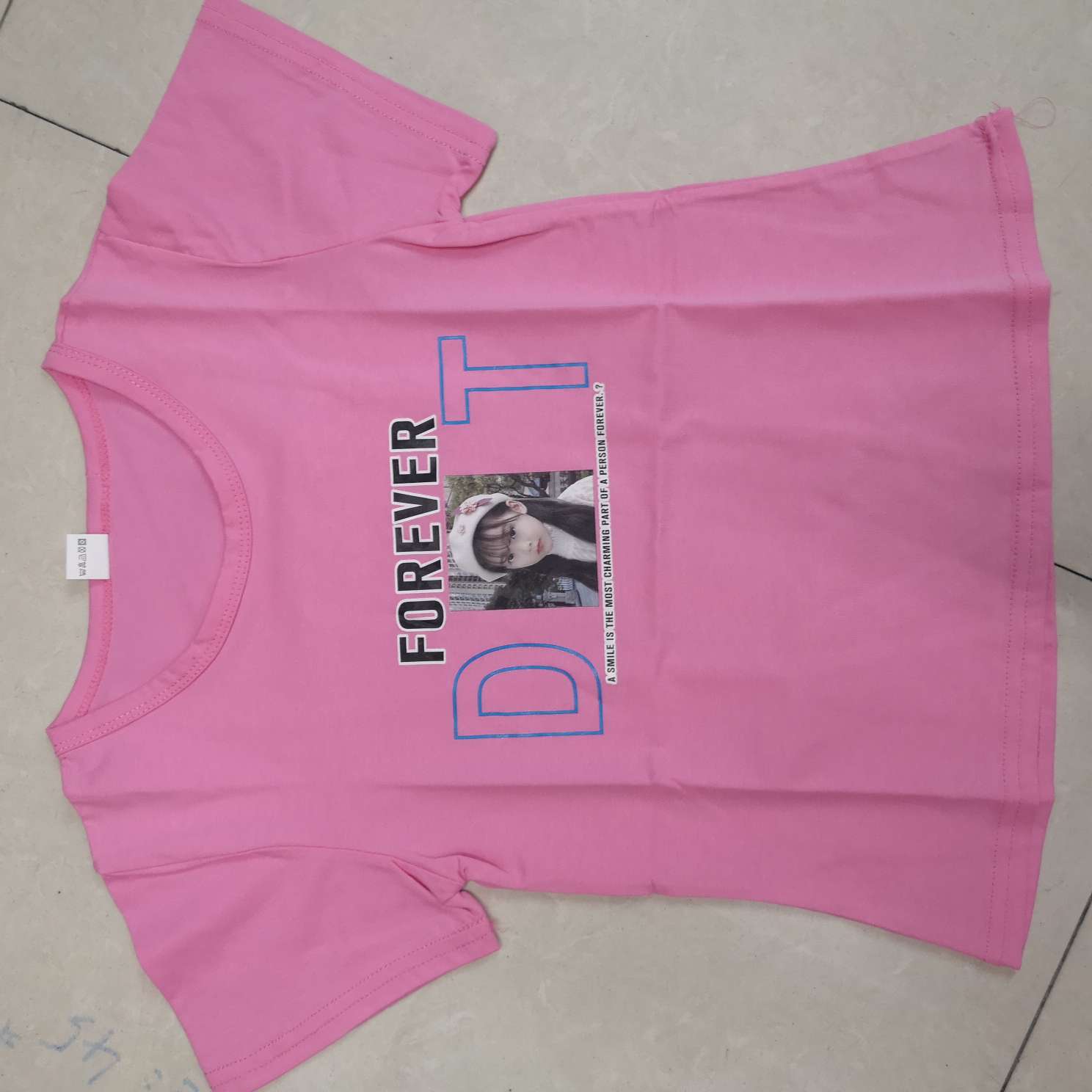 Baby girl's New Summer Outfit Baby Girl's Summer Short sleeved T-shirt for baby boy's undercoat thumbnail