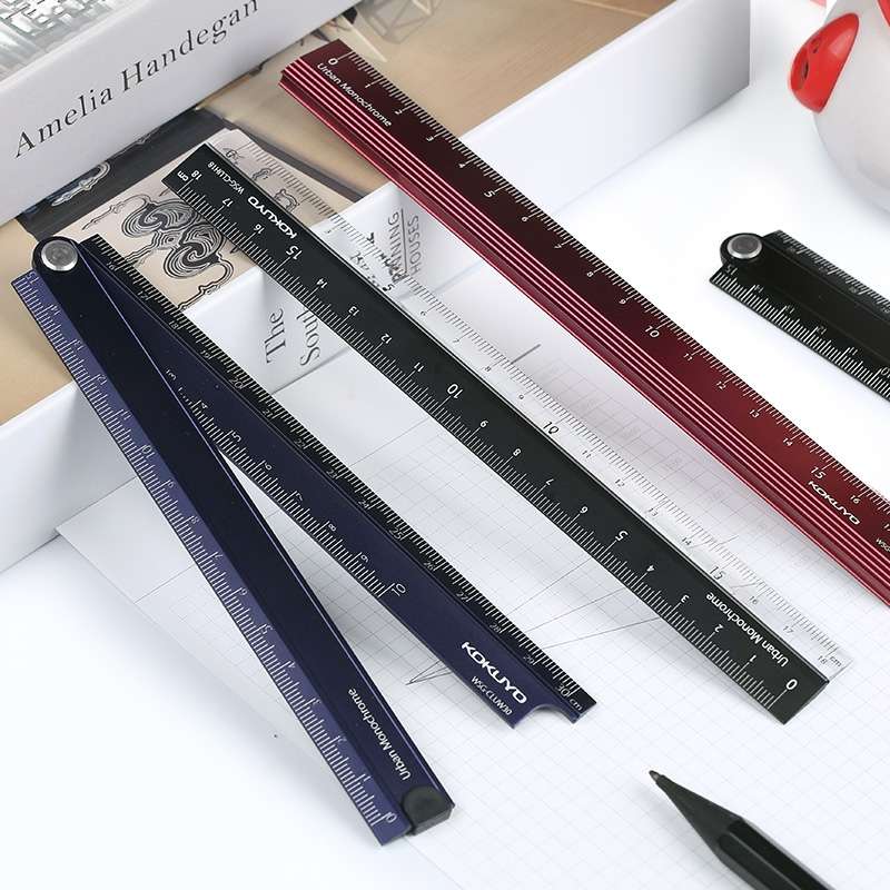 日本KOKUYO国誉都市印象铝合金尺新品新品产品图