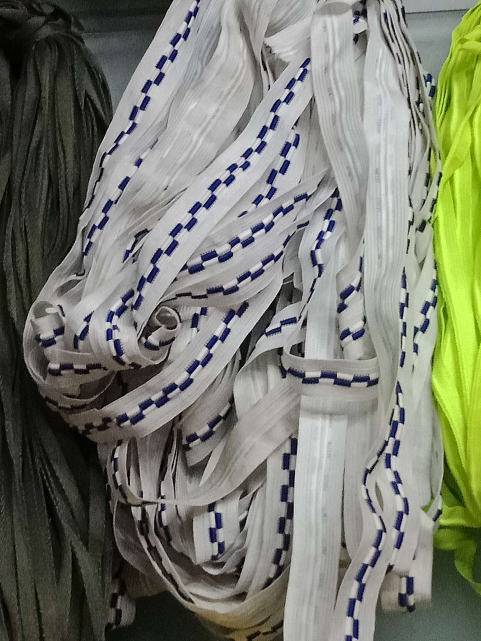 Zipper 17, zipper tail, new eco-friendly European standard polypropylene binding rope, plain weave webbing details Picture