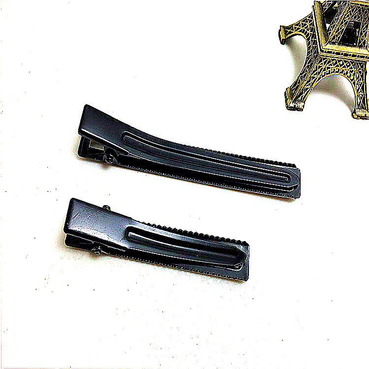 Factory Direct Sales Hot 6/8 Cm Hollow Square Clip Duck Beak Clip Hand Diy Hairpin Accessories Wholesale Item Picture
