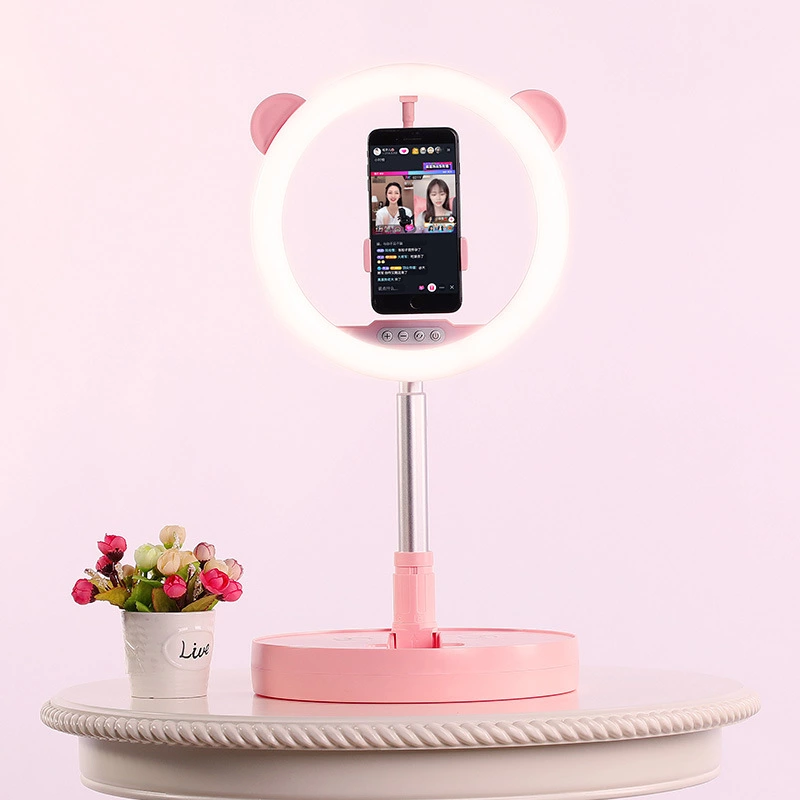 G2 Internet Celebrity Live Streaming Stand, fill Light, all-in-one foldable portable ring-shaped desktop, beauty selfie undefined