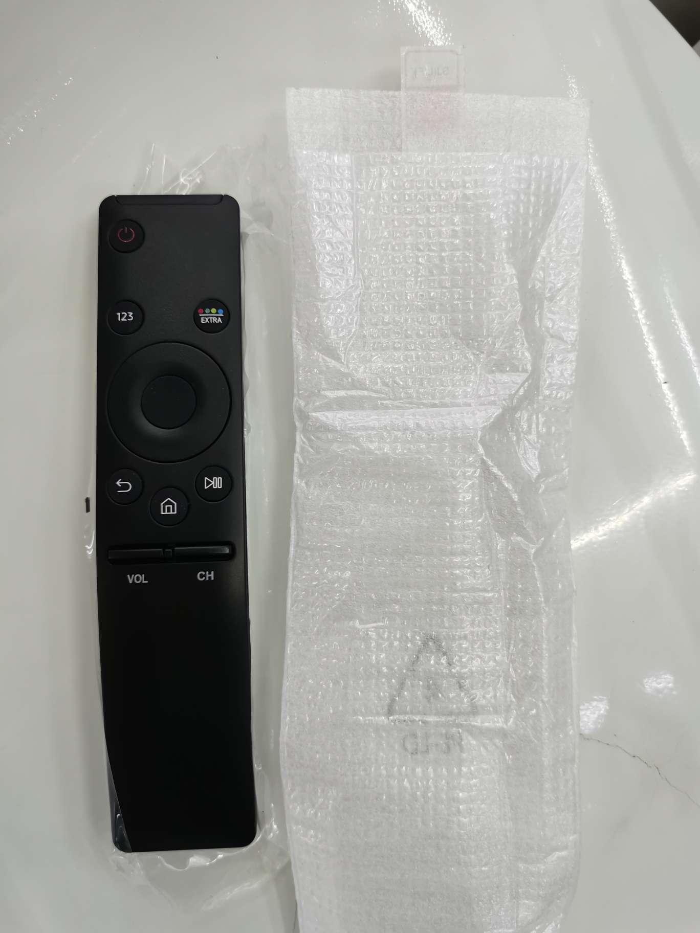 A single Samsung TV with a remote control thumbnail