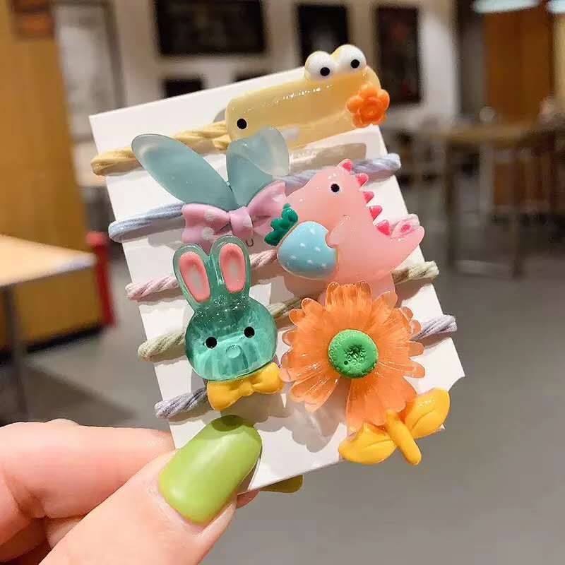 Children's hair ties, girls' hair lanyards, Korean baby hair accessories, hair bands, hair ties, rubber bands, little girls' headwear undefined