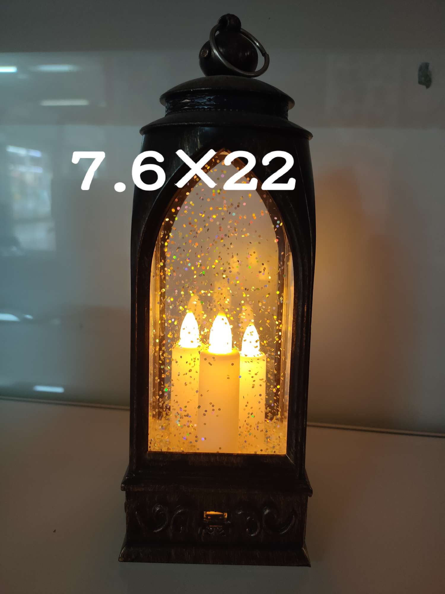 Candle light, castle light, castle crystal night light