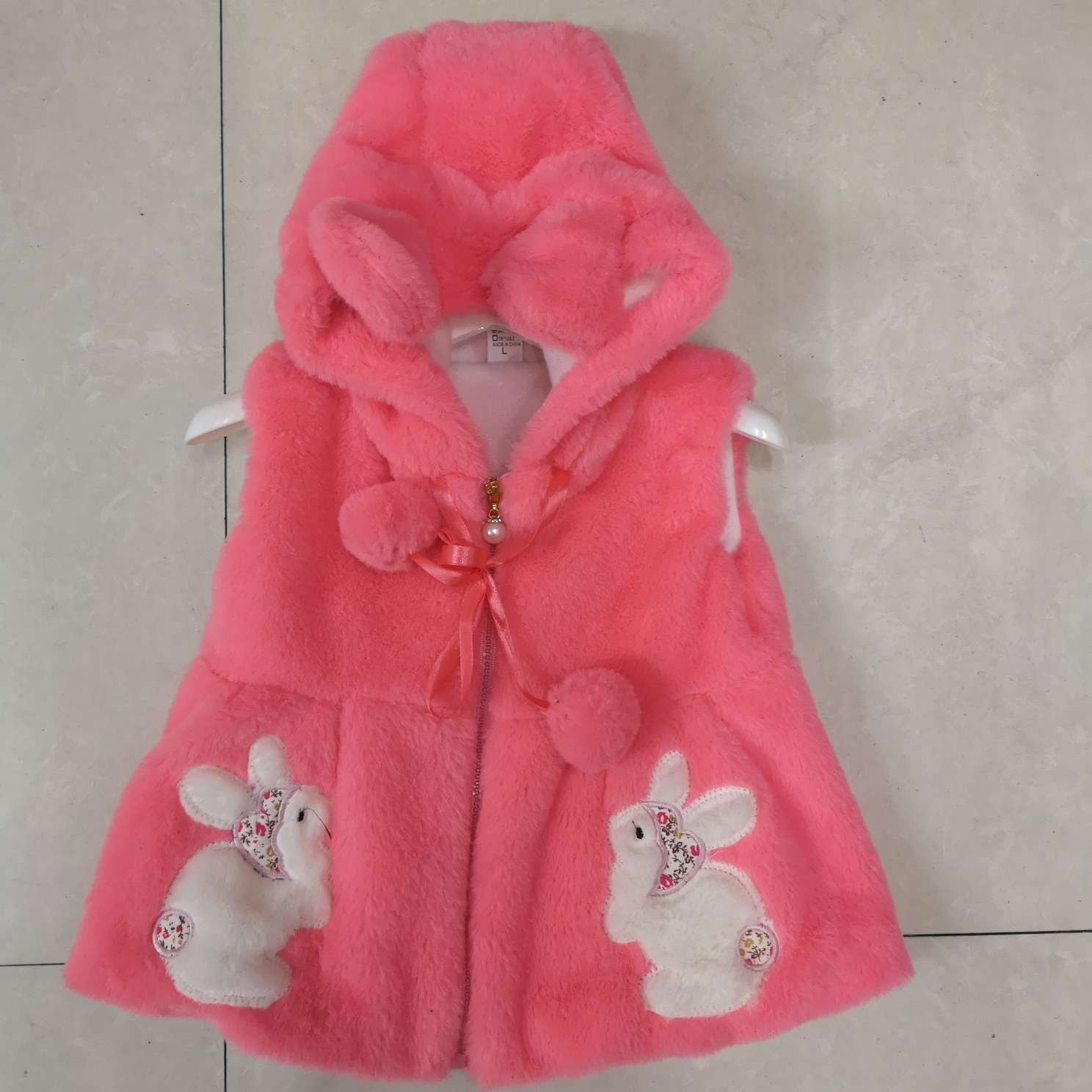 Girls' wear Spring and Autumn wear baby children's three - piece winter cotton suits