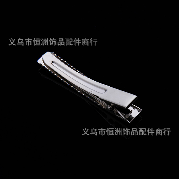 Factory Direct Sales Hot 6/8 Cm Hollow Square Clip Duck Beak Clip Hand Diy Hairpin Accessories Wholesale details Picture