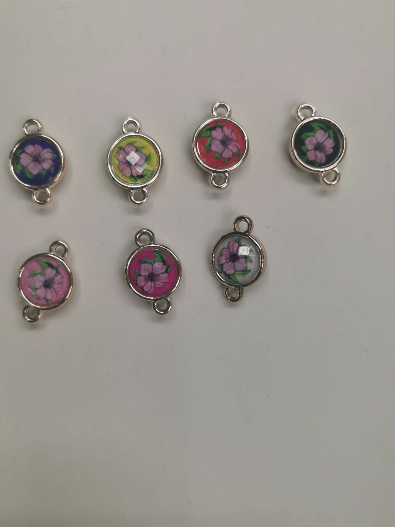 滴油/手工锆石配件/玉吊坠/不对称蝴蝶小配件/流苏产品图