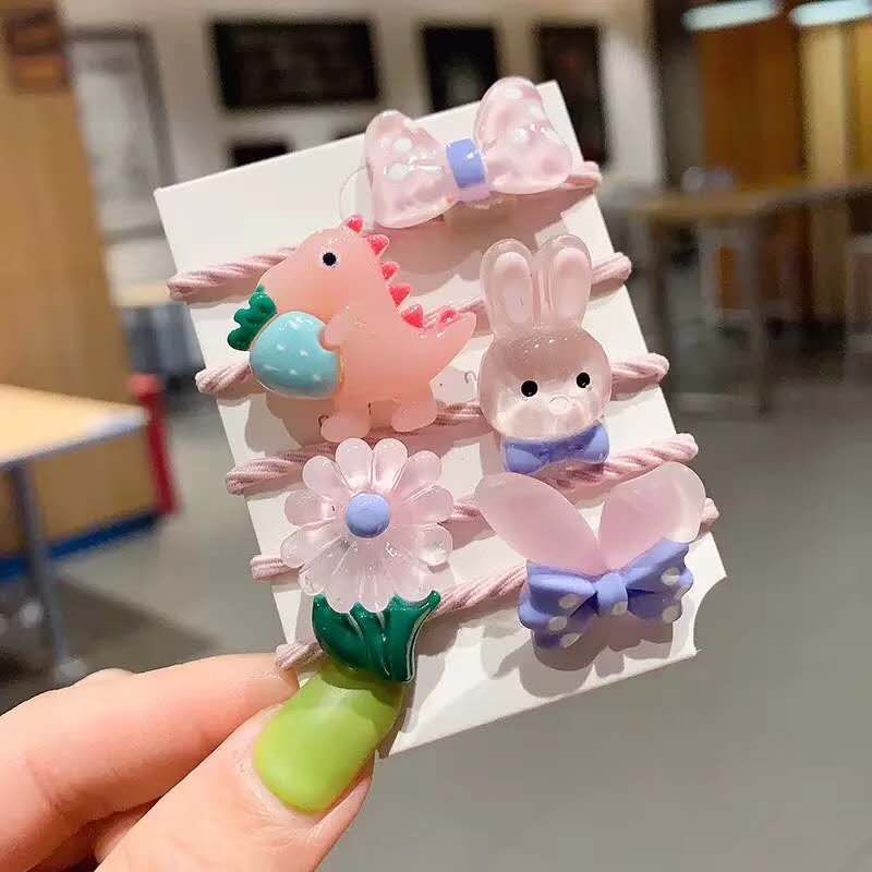 Children's hair ties, girls' hair lanyards, Korean baby hair accessories, hair bands, hair ties, rubber bands, little girls' headwear undefined