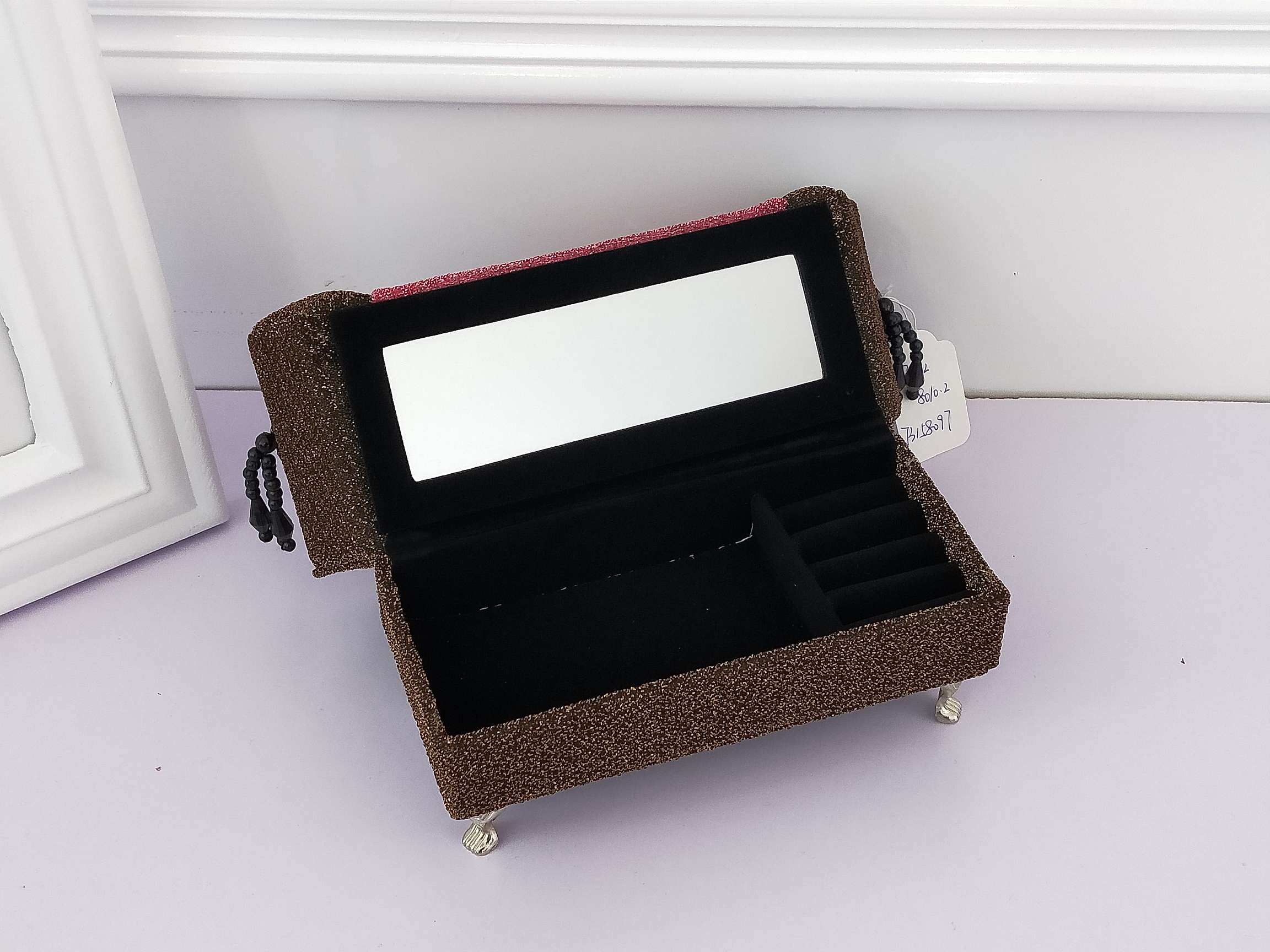 Jinqi sofa Jewelry Box, European high-end rings, necklaces, accessories storage, jewelry and ornaments X57-391/392 Specification image