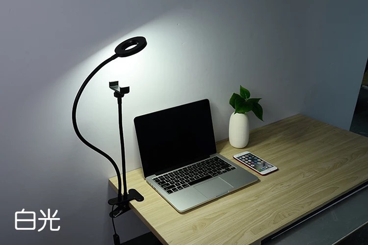 Mobile phone Lazy Person Stand 2-in-one Fill Light, Streamer Beauty Desktop version undefined