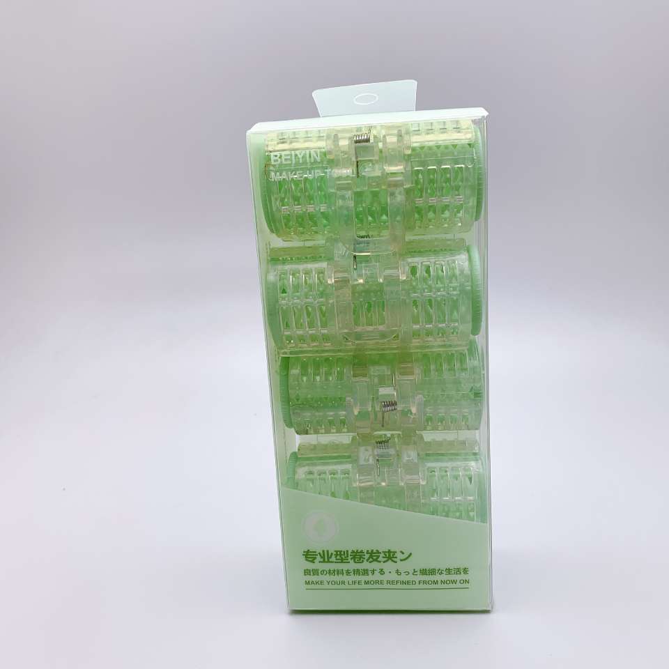 Wholesale of 4-piece large hair curlers, plastic bangs, hair curls, and hair styling tools undefined