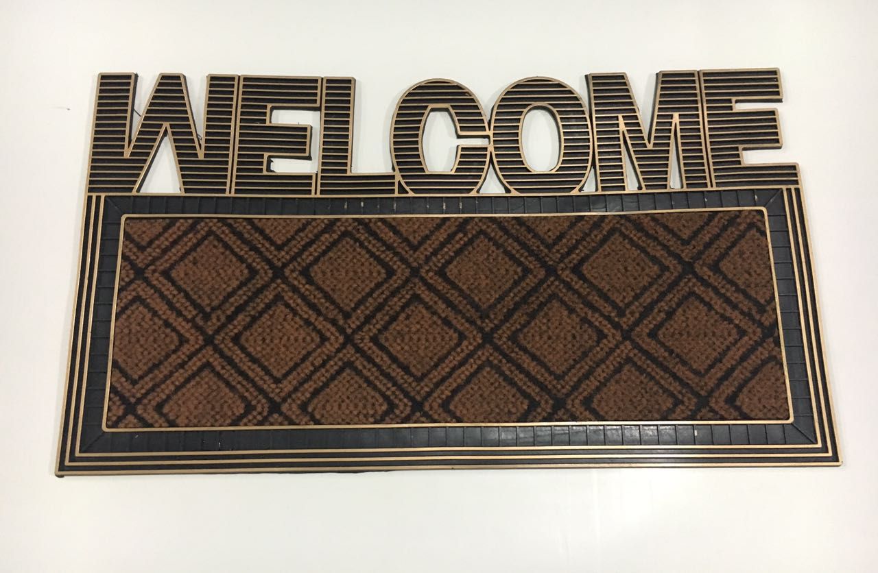 Gold doormat