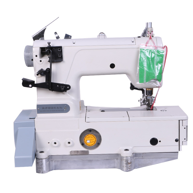 厂家直销F858K包边绷缝机 三针五线坎车 斯柏特平板三针五线机细节图