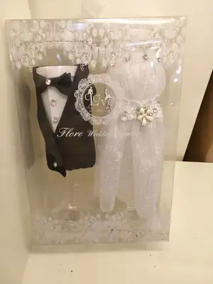 Couple cup-16, used for wedding banquet, birthday party and other tableware matching. thumbnail
