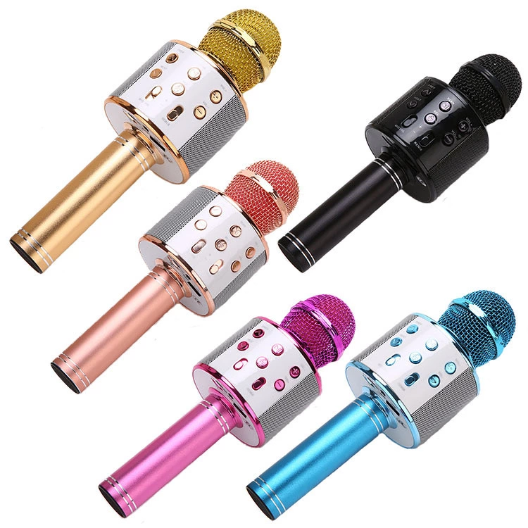 858 microphone, Mobile Karaoke Treasure, Family Gathering Bluetooth microphone