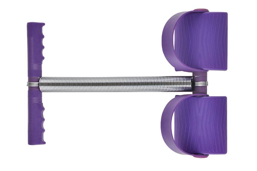 脚踏拉力器金属弹簧臂力器卷腹器健身器材