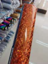上海天梅烫金纸 过塑171玻璃橙 64cm*120米