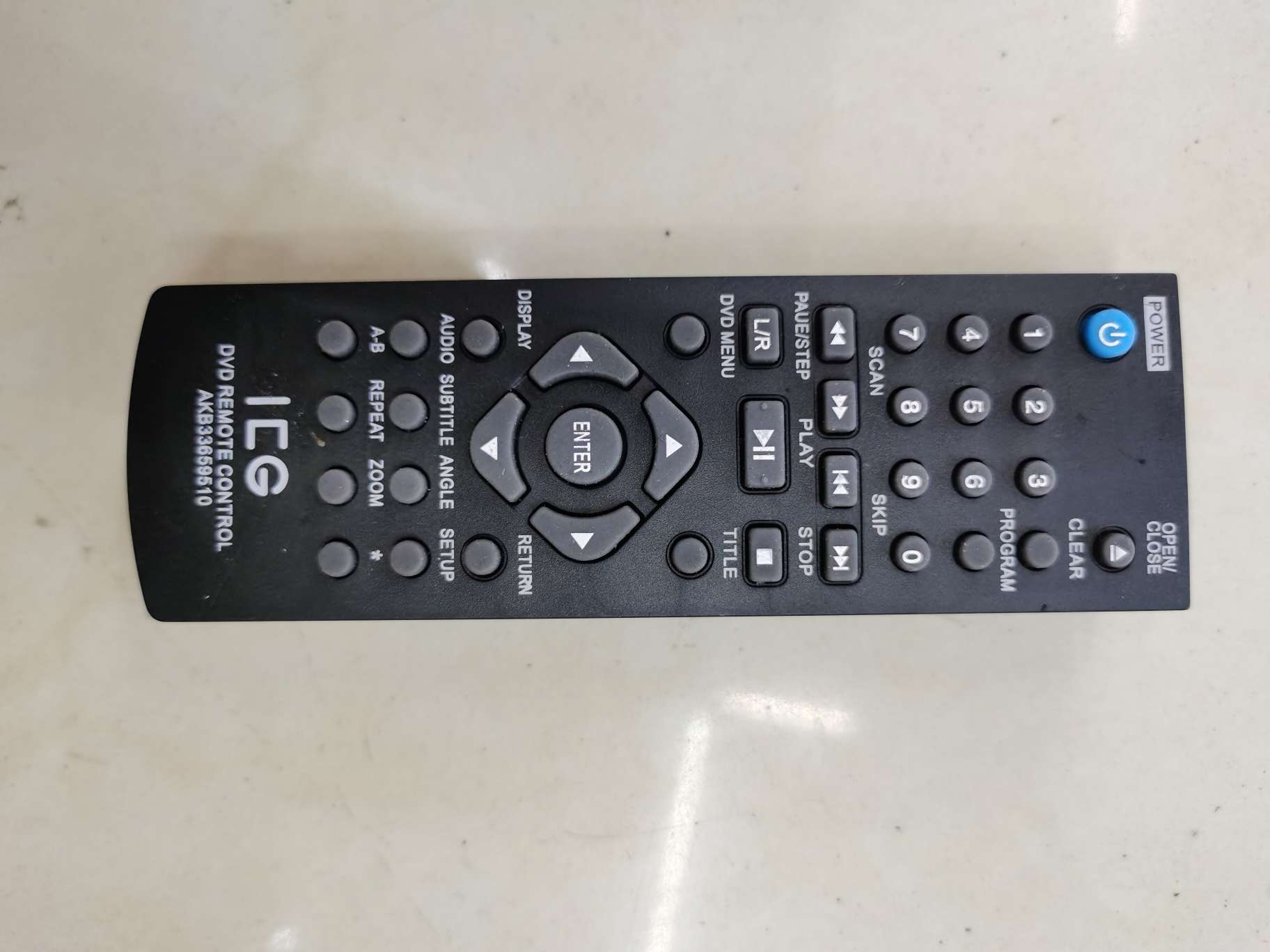 The DVD remote control thumbnail