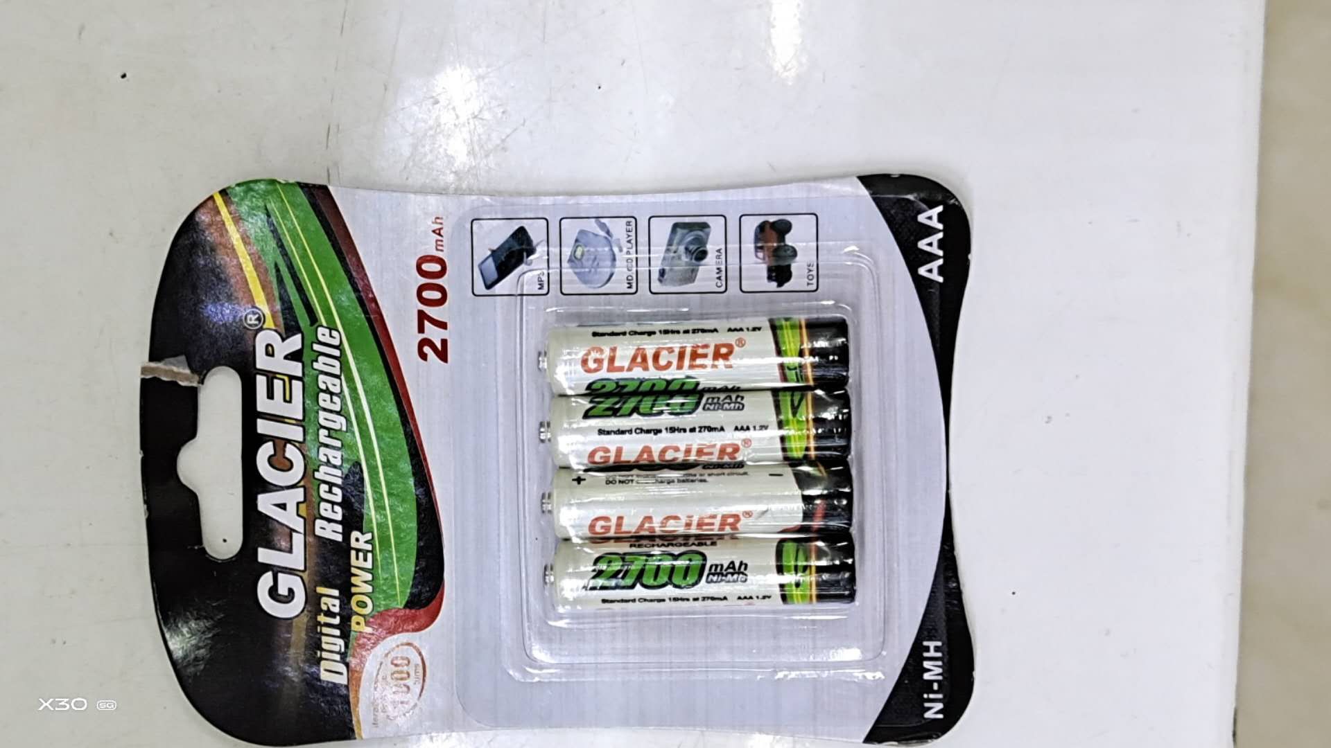 AAA7号2700毫安充电电池