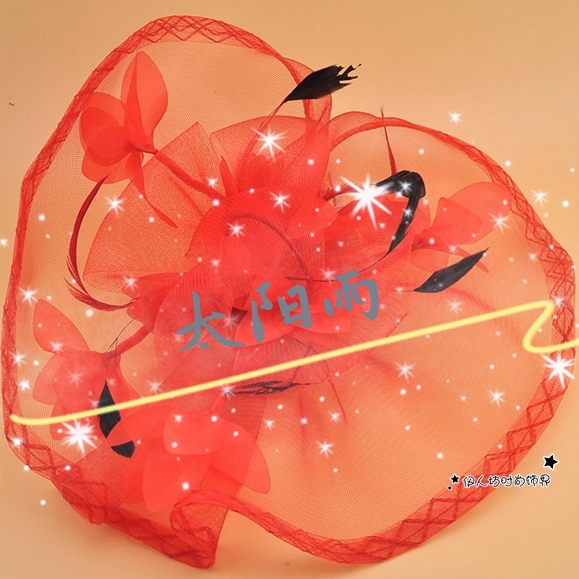 Headbands, headflowers, 🌸 headwear, handicrafts, accessories, elastic nets, bows, Christmas gift packaging materials, flowers Specification image