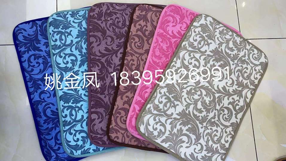 Thickened Carpet Mat Door Mat Bathroom Absorbent Mat Kitchen Non-Slip Mat