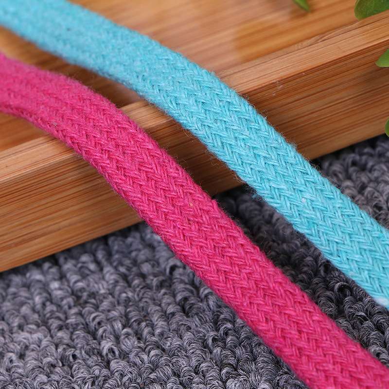 Multi-specification colored double-layer cotton rope undefined