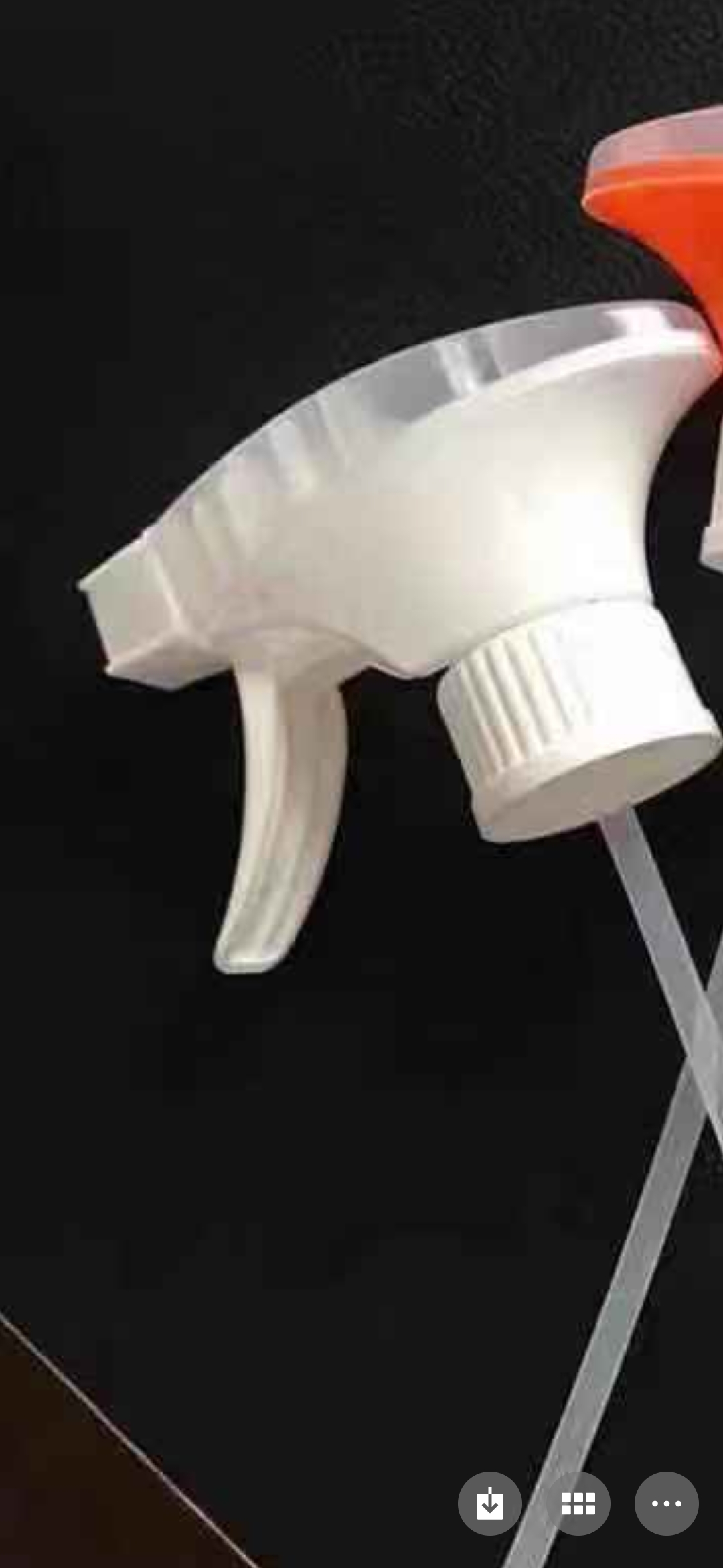 Double-cover square gun plastic spray gun, environmentally friendly plastic spring spray gun, disinfectant spray