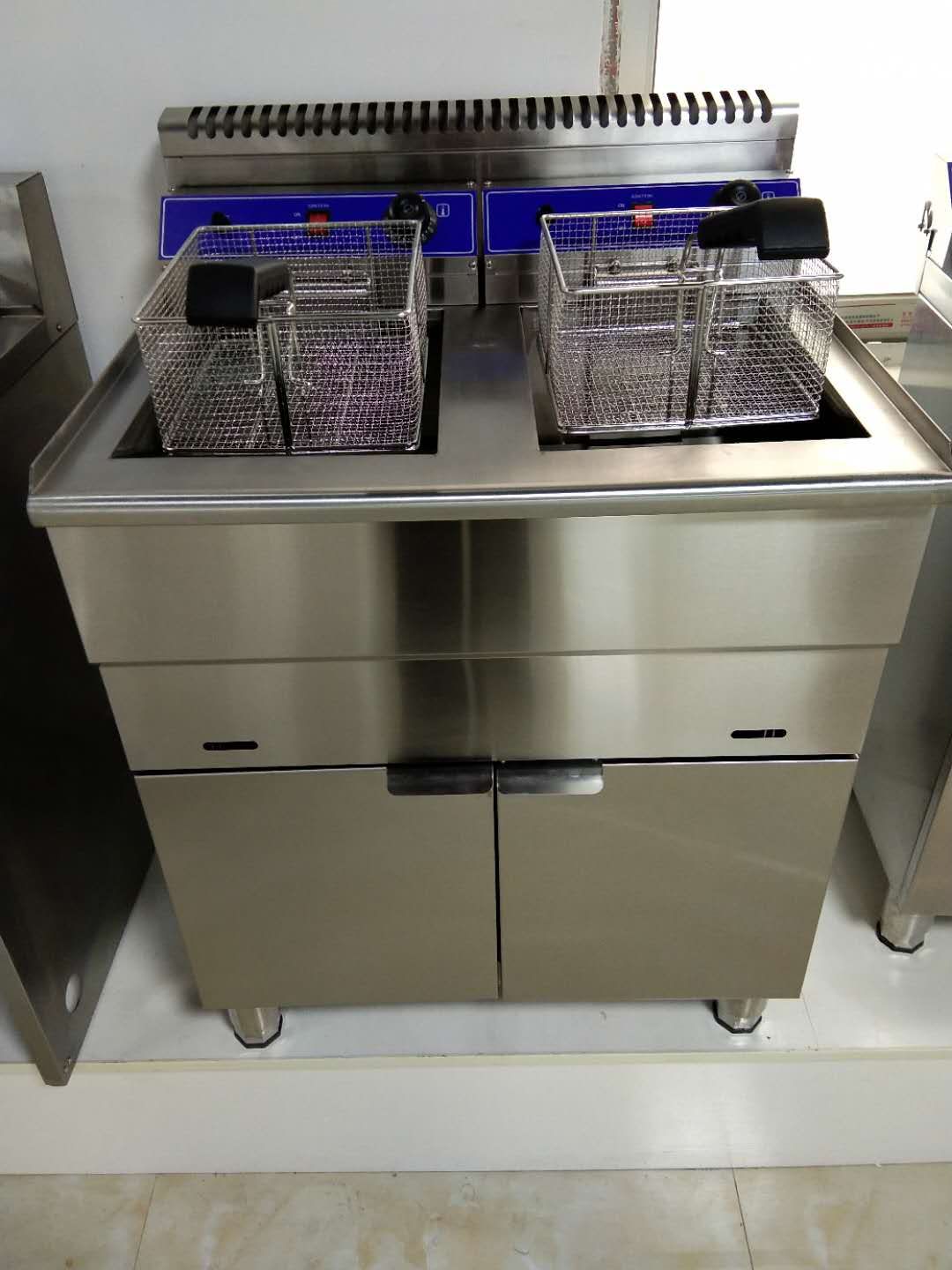 Double-cylinder fryer