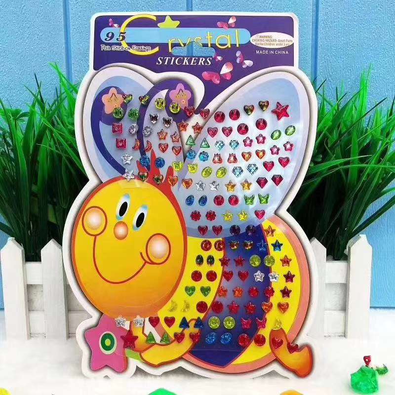 厂家直销来样定做蜜蜂耳环贴纸