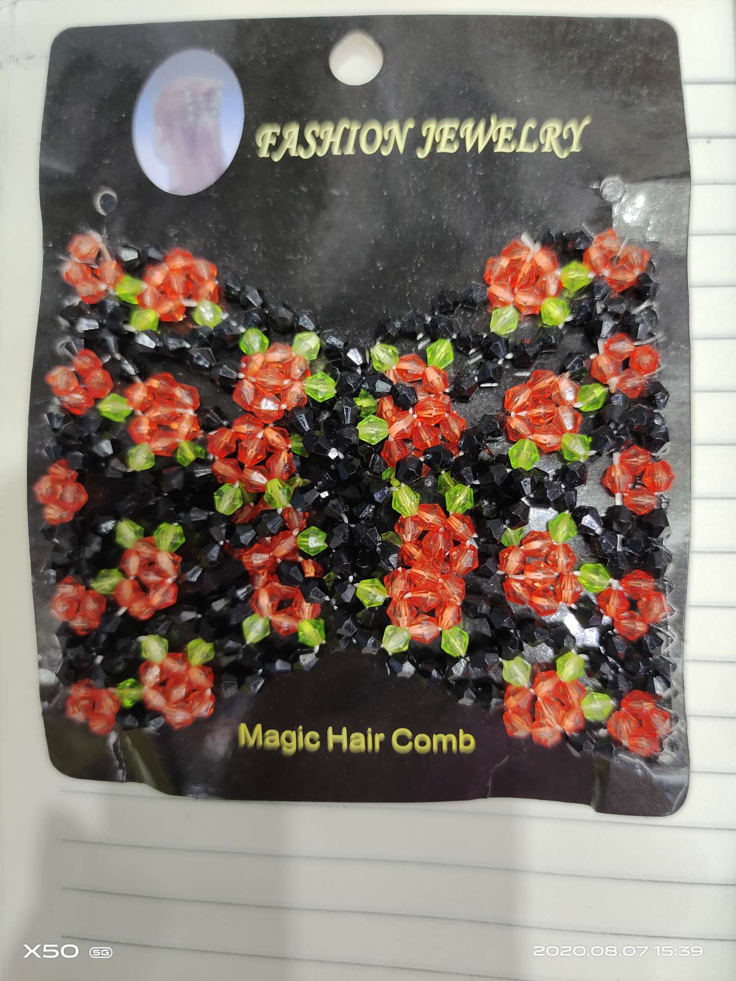 A classic hair clip on a forked headpiece thumbnail