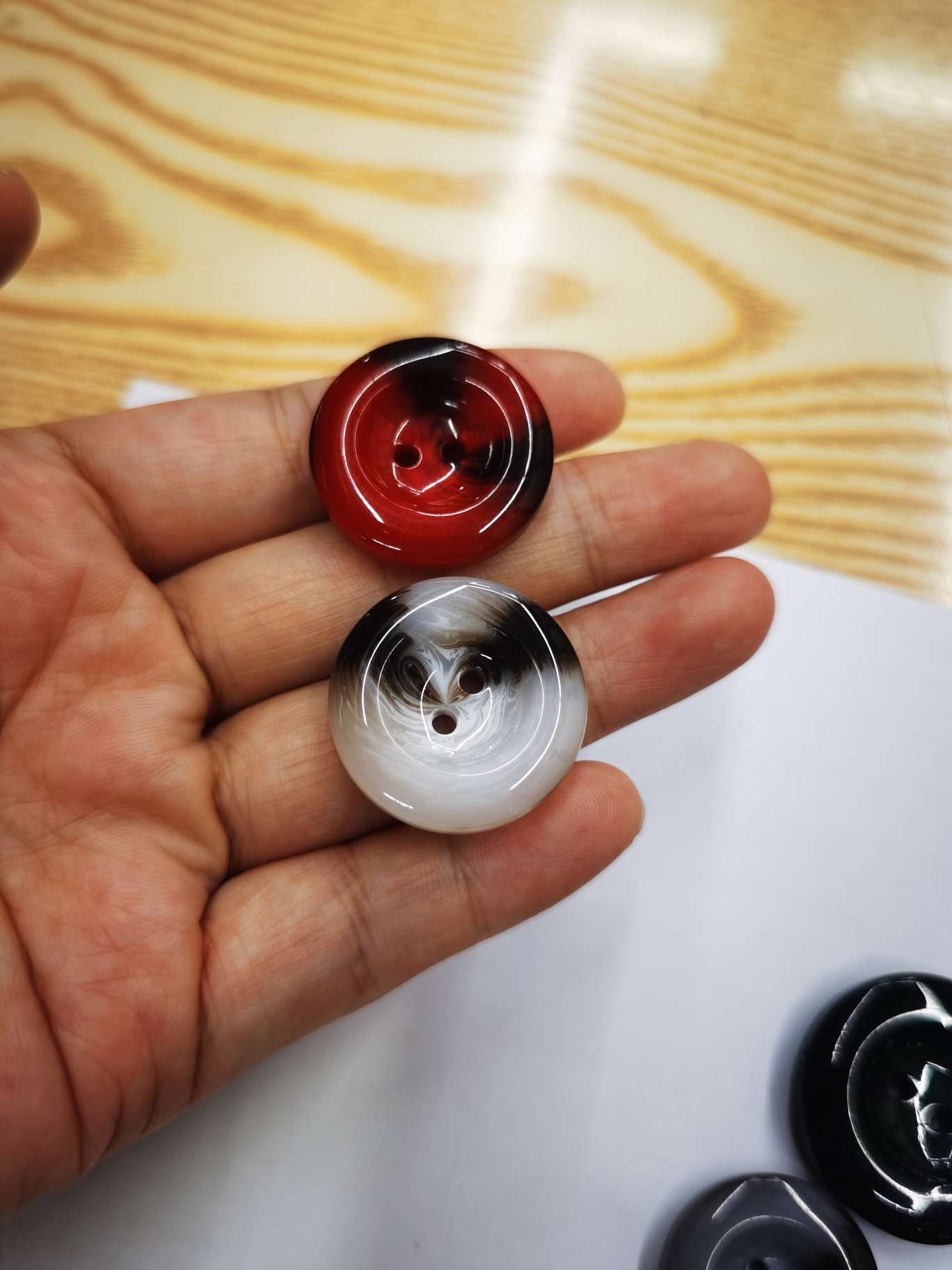 纽扣细节图