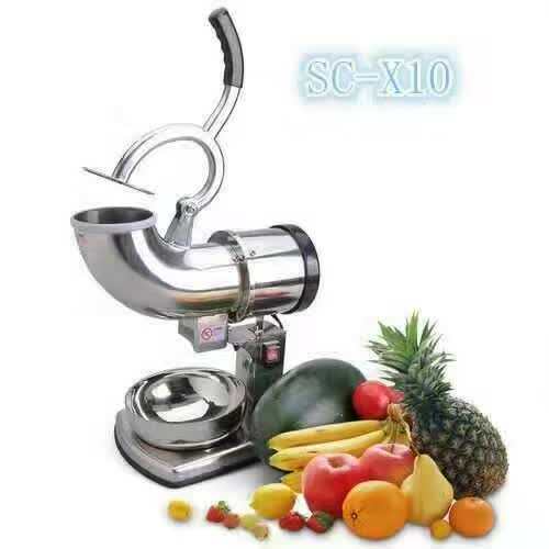 Freshly ground fruit machine (ice crusher