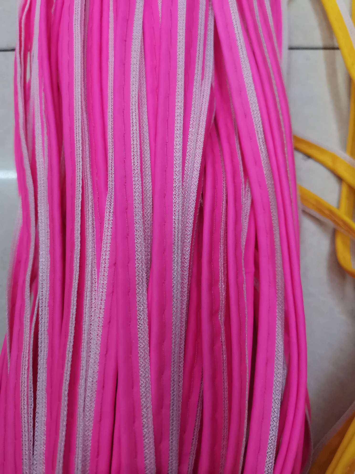 1公分玫红色反光条荧光粉反光