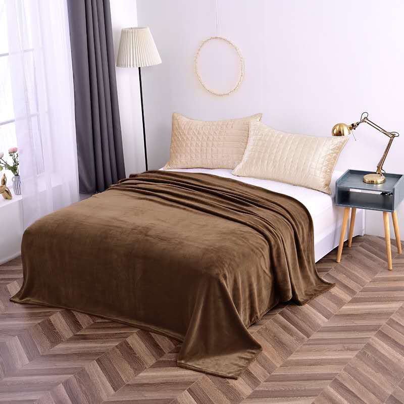 Plain Flannel Blanket Blanket undefined