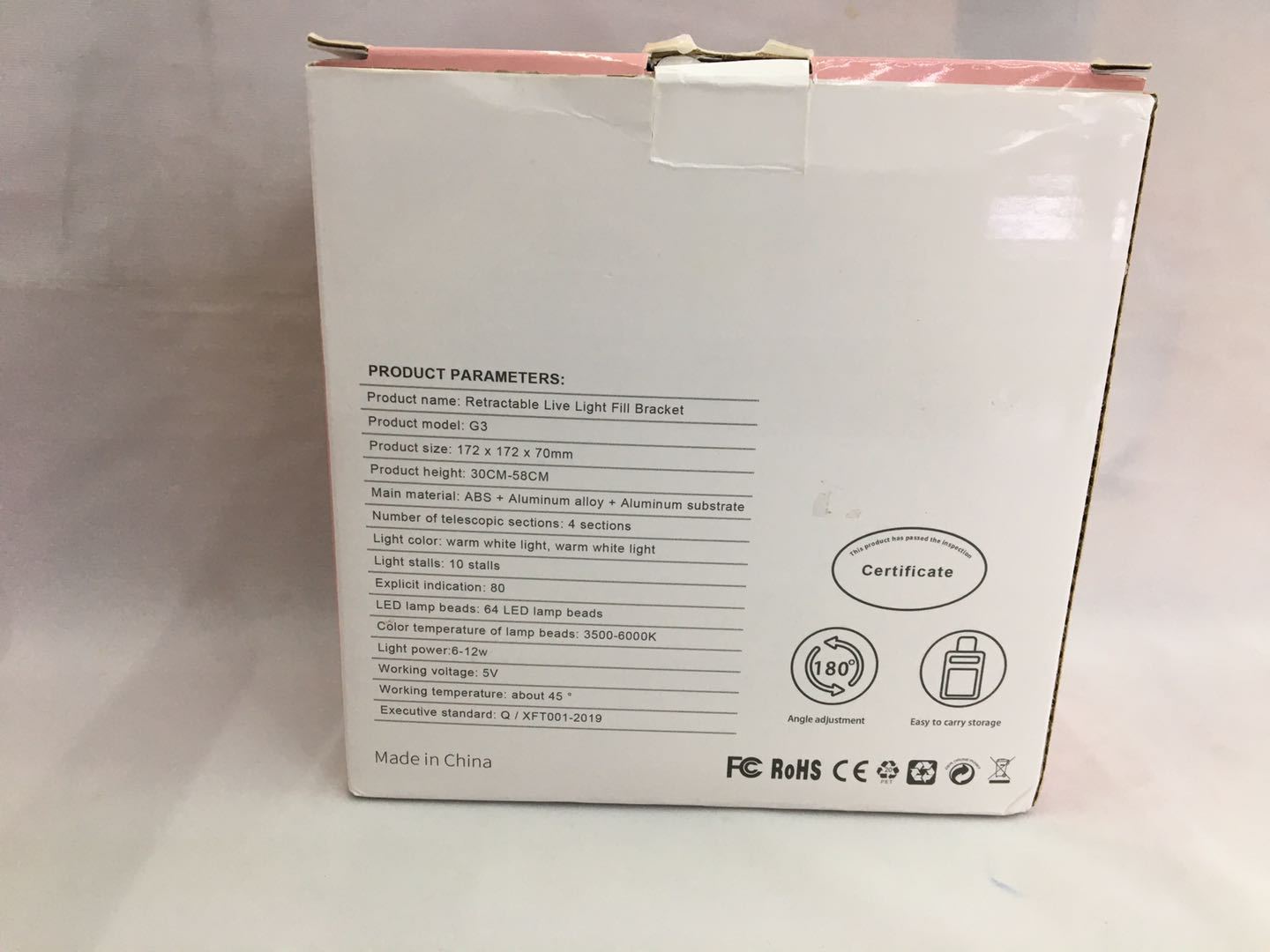 桌面补光镜化妆镜直播镜子美白细节图