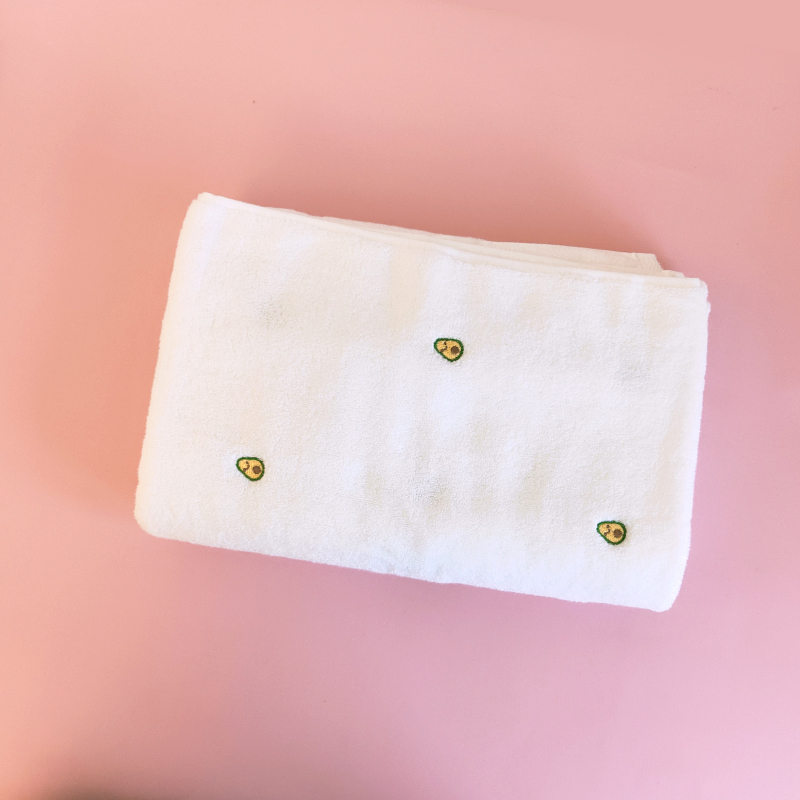 义乌好货 福甜-牛油果纯棉洗脸吸水毛巾学生ins家用全棉成人面巾详情图6