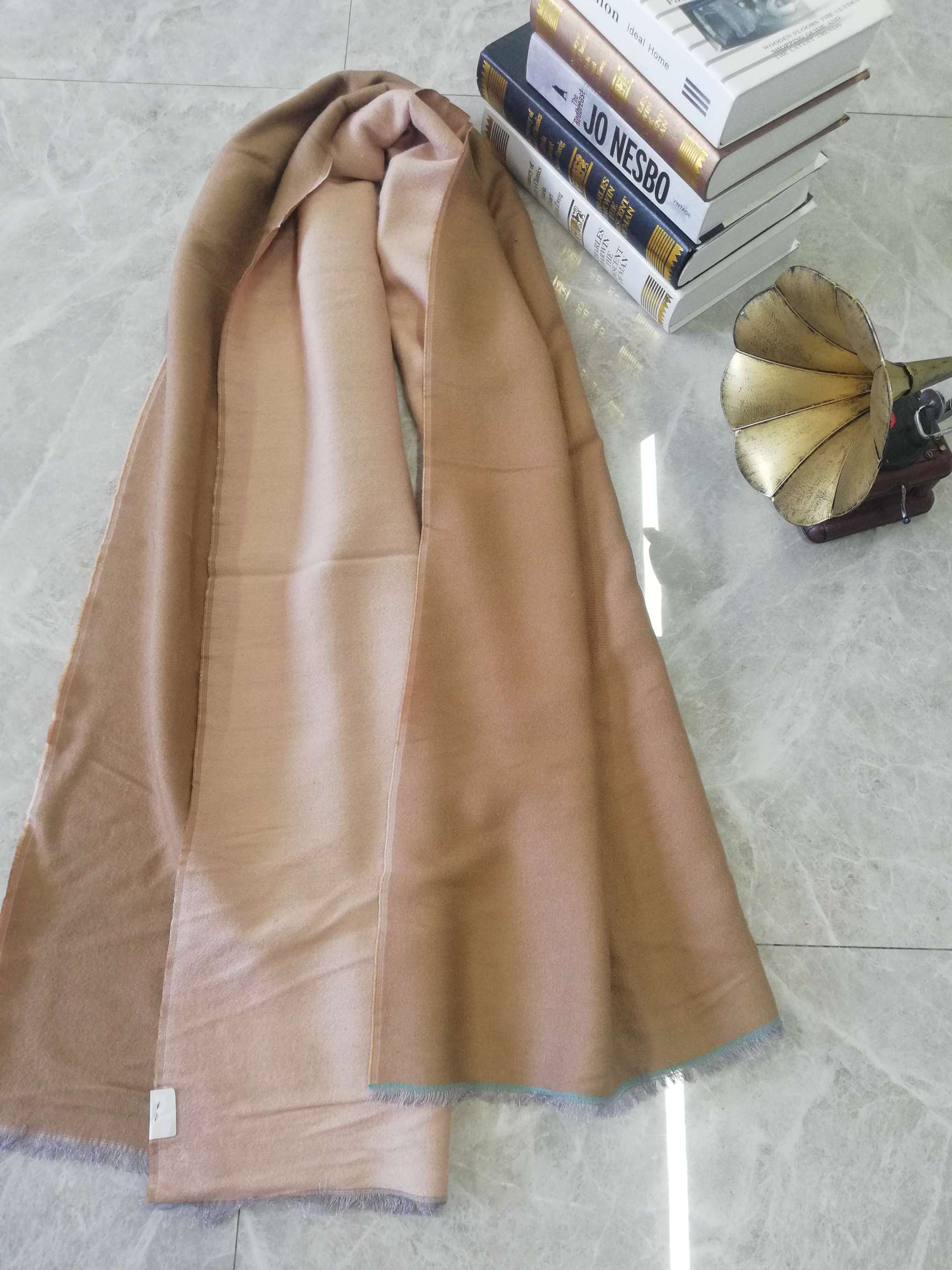 Woollen scarf 2020 Autumn winter double face long beard Korean version joker shawl thumbnail
