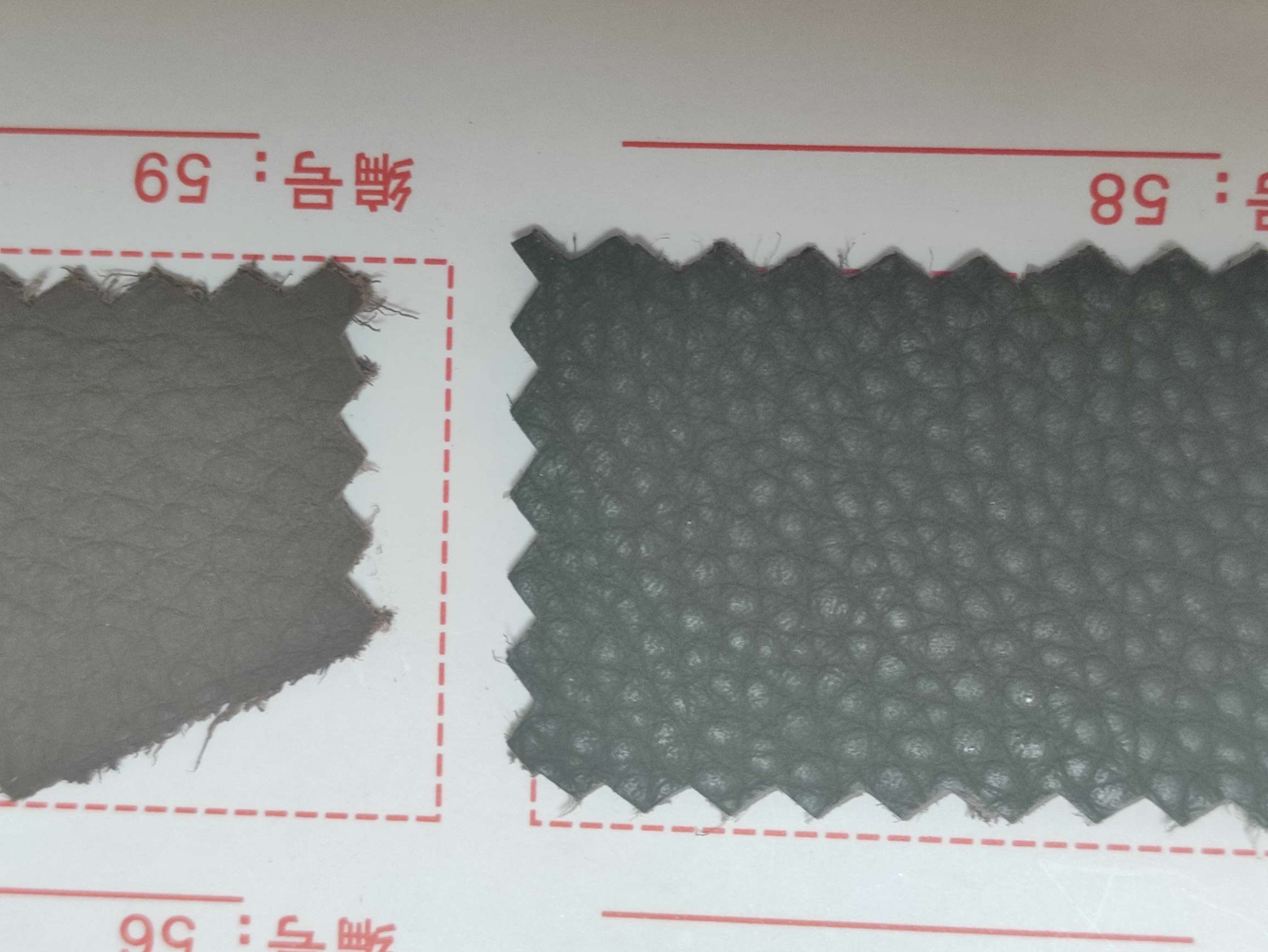 Two-layer cowhide 58-60 A large number of spot high school low-grade leather fabric manufacturers direct sales of new Specification drawing