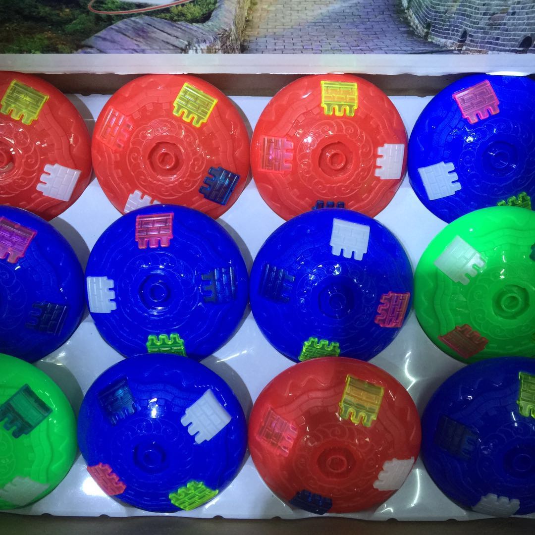 新款七彩闪光音乐发光陀螺儿童电动旋转玩具陀螺