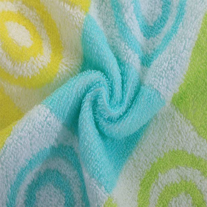 The 7077 circle children's towel is 25*50 grams and weighs 45g per piece Item Picture