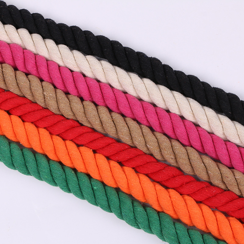 多规格彩色3股服装辅料绳礼品包装绳辅料绳