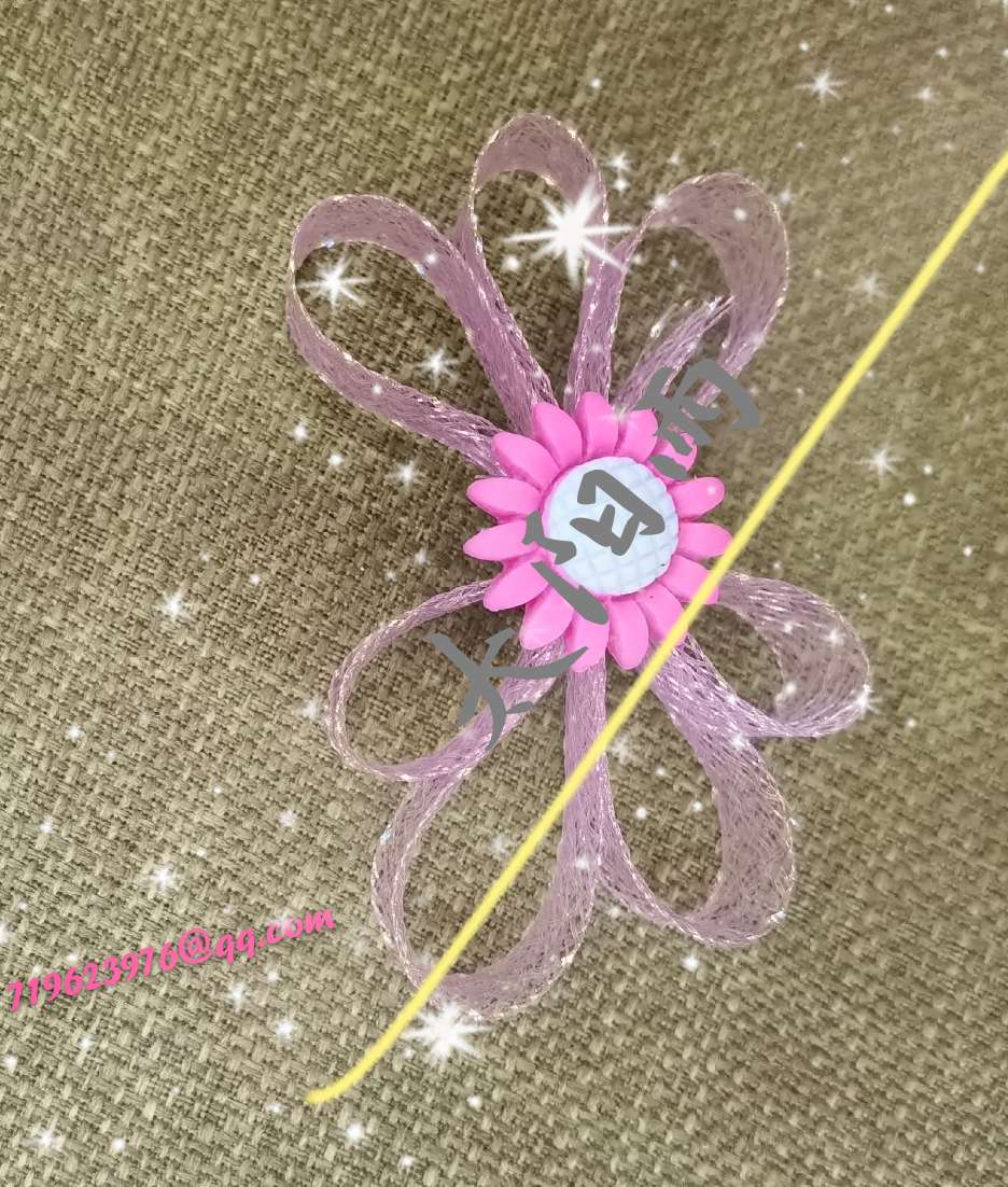 Stretch mesh bow 🎀 manufacturers selling DIY details Picture