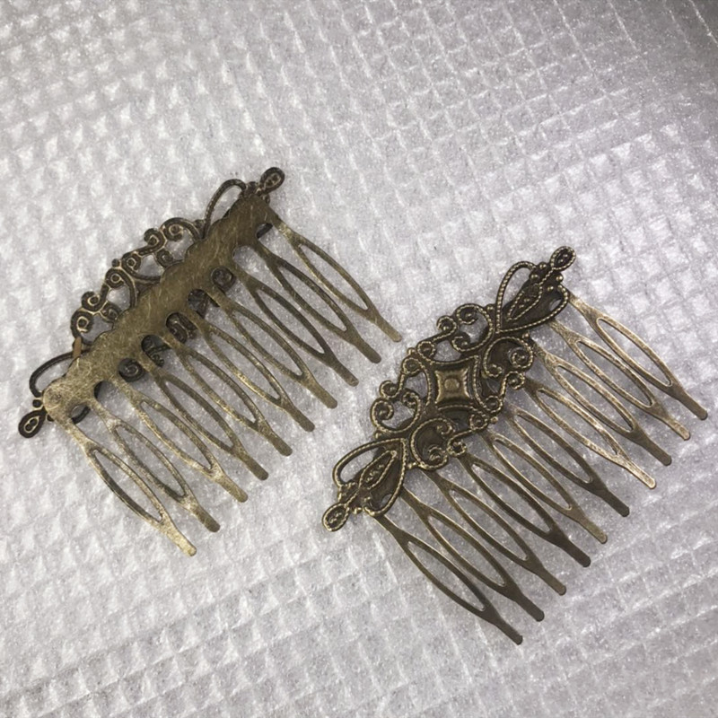 厂货通源头厂家复古花片汉服头饰DIY发梳新娘饰品配件产品图