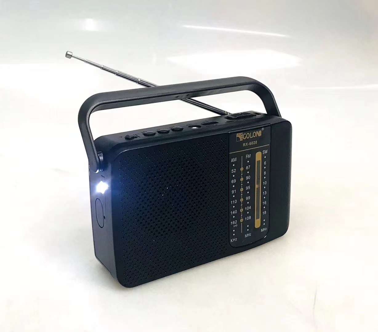 Small black square speaker usb smart speaker with lights thumbnail
