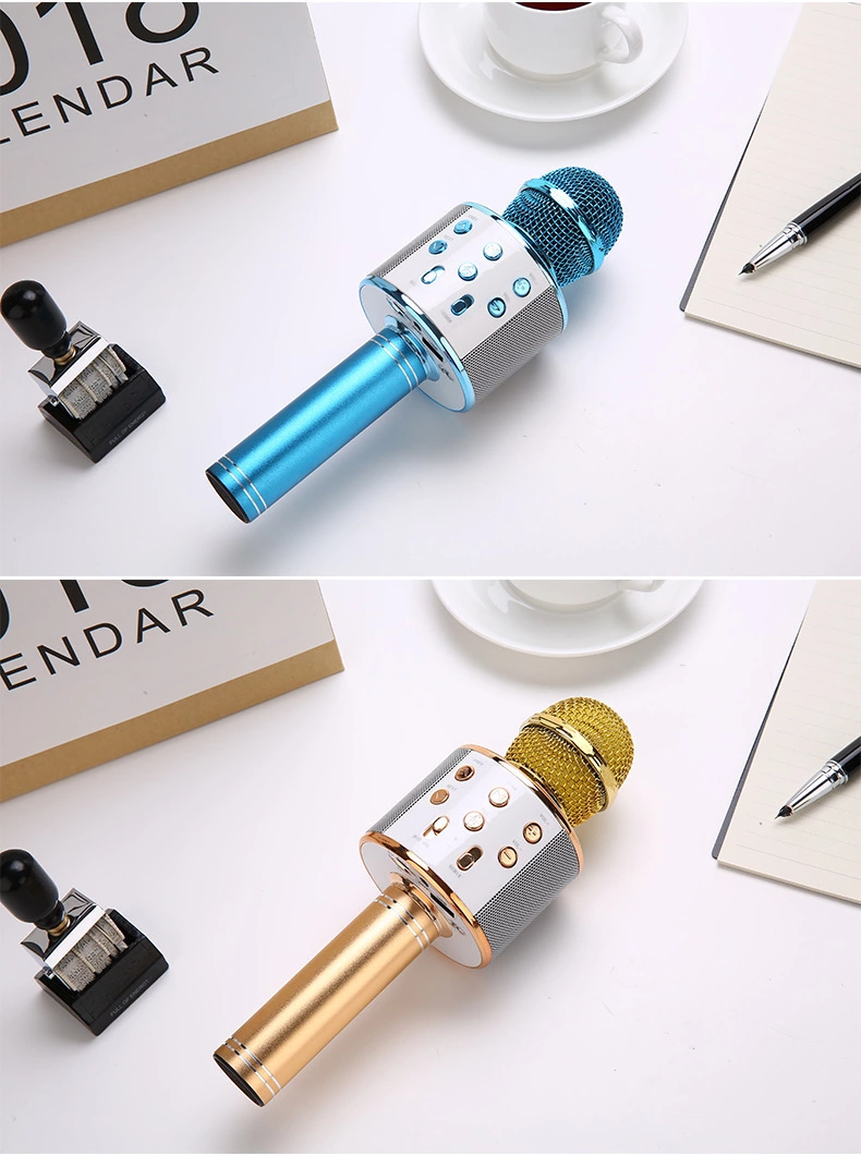 858 microphone, Mobile Karaoke Treasure, Family Gathering Bluetooth microphone undefined